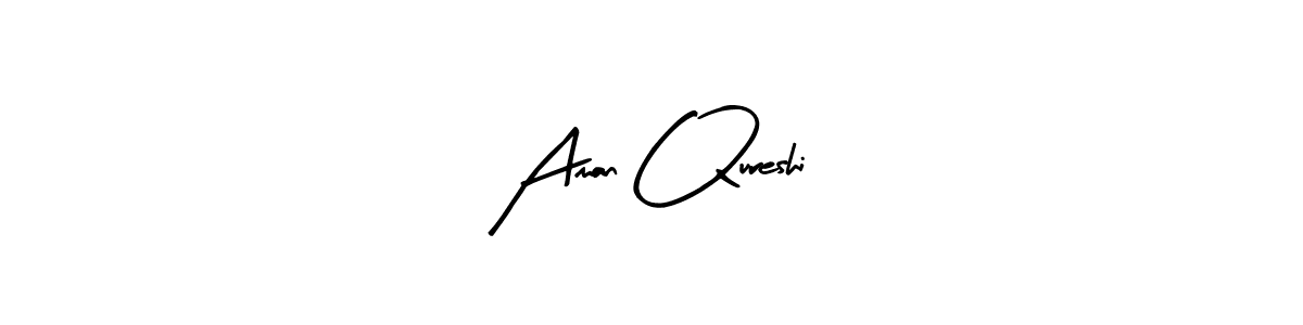 This is the best signature style for the Aman Qureshi name. Also you like these signature font (Arty Signature). Mix name signature. Aman Qureshi signature style 8 images and pictures png