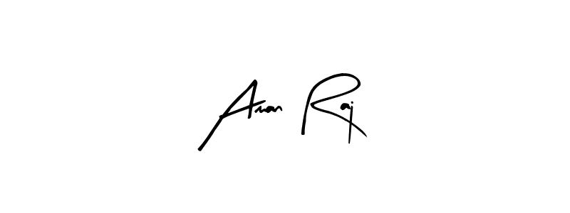 Use a signature maker to create a handwritten signature online. With this signature software, you can design (Arty Signature) your own signature for name Aman Raj. Aman Raj signature style 8 images and pictures png