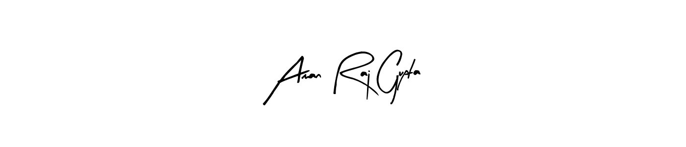 Similarly Arty Signature is the best handwritten signature design. Signature creator online .You can use it as an online autograph creator for name Aman Raj Gupta. Aman Raj Gupta signature style 8 images and pictures png