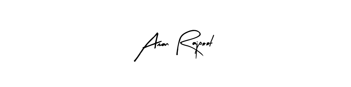 Use a signature maker to create a handwritten signature online. With this signature software, you can design (Arty Signature) your own signature for name Aman Rajpoot. Aman Rajpoot signature style 8 images and pictures png