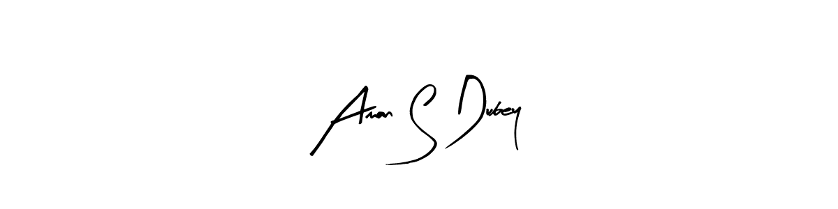 Similarly Arty Signature is the best handwritten signature design. Signature creator online .You can use it as an online autograph creator for name Aman S Dubey. Aman S Dubey signature style 8 images and pictures png