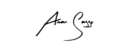Enhance your business communications with Aman Saggu signature in Arty Signature lettering. Clean, modern, and universally compatible. Aman Saggu signature style 8 images and pictures png