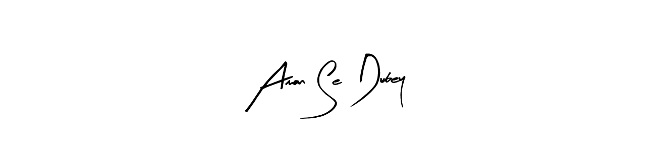 Use a signature maker to create a handwritten signature online. With this signature software, you can design (Arty Signature) your own signature for name Aman Se Dubey. Aman Se Dubey signature style 8 images and pictures png