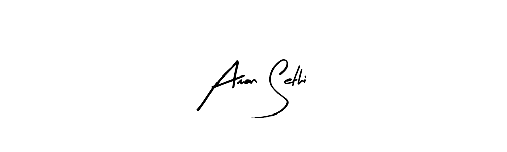 Make a beautiful signature design for name Aman Sethi. With this signature (Arty Signature) style, you can create a handwritten signature for free. Aman Sethi signature style 8 images and pictures png