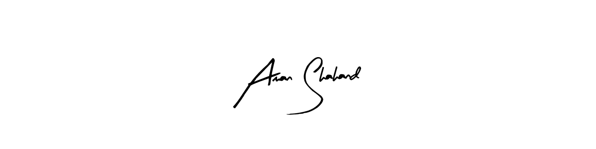 Also we have Aman Shahand name is the best signature style. Create professional handwritten signature collection using Arty Signature autograph style. Aman Shahand signature style 8 images and pictures png