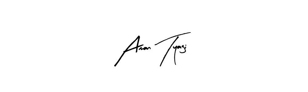 Similarly Arty Signature is the best handwritten signature design. Signature creator online .You can use it as an online autograph creator for name Aman Tyagi. Aman Tyagi signature style 8 images and pictures png