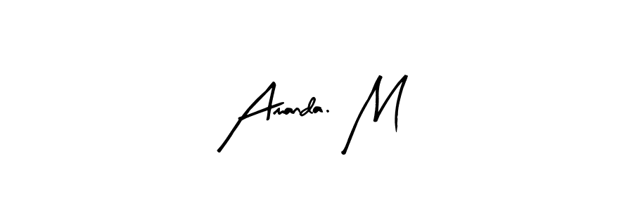 if you are searching for the best signature style for your name Amanda. M. so please give up your signature search. here we have designed multiple signature styles  using Arty Signature. Amanda. M signature style 8 images and pictures png