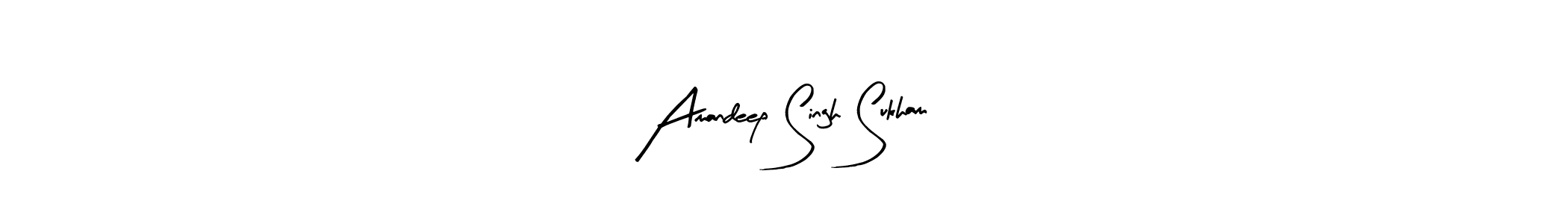 Similarly Arty Signature is the best handwritten signature design. Signature creator online .You can use it as an online autograph creator for name Amandeep Singh Sukham. Amandeep Singh Sukham signature style 8 images and pictures png