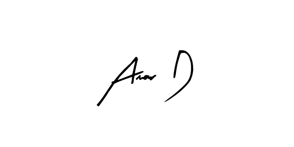 Design your own signature with our free online signature maker. With this signature software, you can create a handwritten (Arty Signature) signature for name Amar D. Amar D signature style 8 images and pictures png