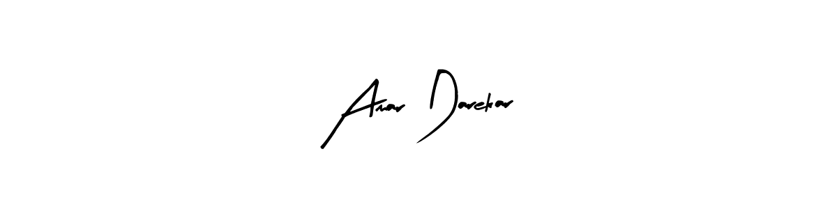 The best way (Arty Signature) to make a short signature is to pick only two or three words in your name. The name Amar Darekar include a total of six letters. For converting this name. Amar Darekar signature style 8 images and pictures png
