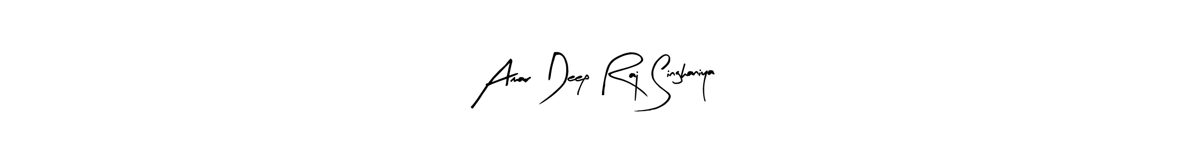 Also we have Amar Deep Raj Singhaniya name is the best signature style. Create professional handwritten signature collection using Arty Signature autograph style. Amar Deep Raj Singhaniya signature style 8 images and pictures png