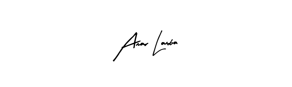 Also You can easily find your signature by using the search form. We will create Amar Lamba name handwritten signature images for you free of cost using Arty Signature sign style. Amar Lamba signature style 8 images and pictures png