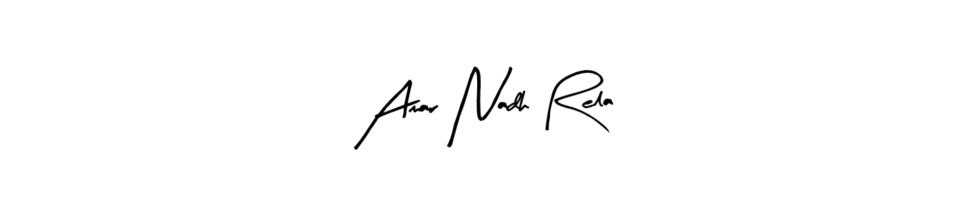 It looks lik you need a new signature style for name Amar Nadh Rela. Design unique handwritten (Arty Signature) signature with our free signature maker in just a few clicks. Amar Nadh Rela signature style 8 images and pictures png