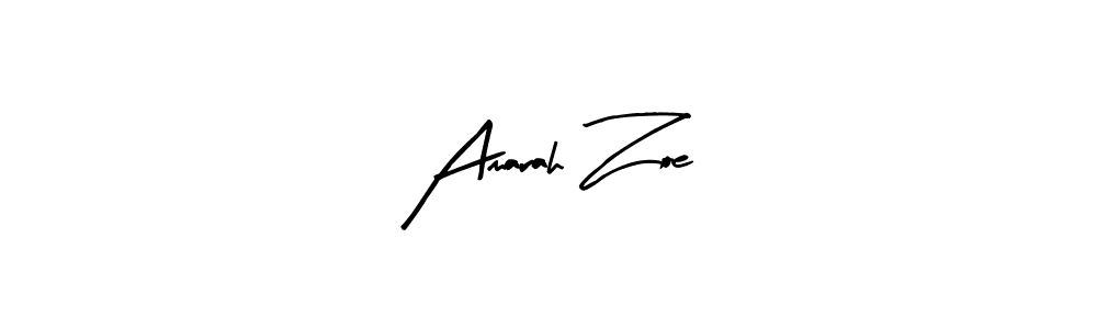 Make a beautiful signature design for name Amarah Zoe. With this signature (Arty Signature) style, you can create a handwritten signature for free. Amarah Zoe signature style 8 images and pictures png