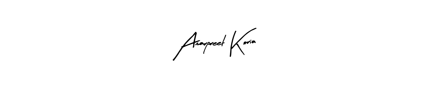 Design your own signature with our free online signature maker. With this signature software, you can create a handwritten (Arty Signature) signature for name Amarpreet Koria. Amarpreet Koria signature style 8 images and pictures png