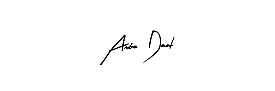Amba Daat stylish signature style. Best Handwritten Sign (Arty Signature) for my name. Handwritten Signature Collection Ideas for my name Amba Daat. Amba Daat signature style 8 images and pictures png