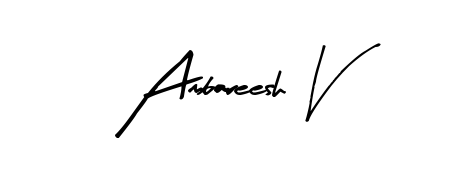 Download transparent PNG signature for name Ambareesh V styled with Arty Signature font. Ready to paste directly into PDF and Word agreements. Ambareesh V signature style 8 images and pictures png