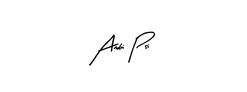 Ambi Psi stylish signature style. Best Handwritten Sign (Arty Signature) for my name. Handwritten Signature Collection Ideas for my name Ambi Psi. Ambi Psi signature style 8 images and pictures png