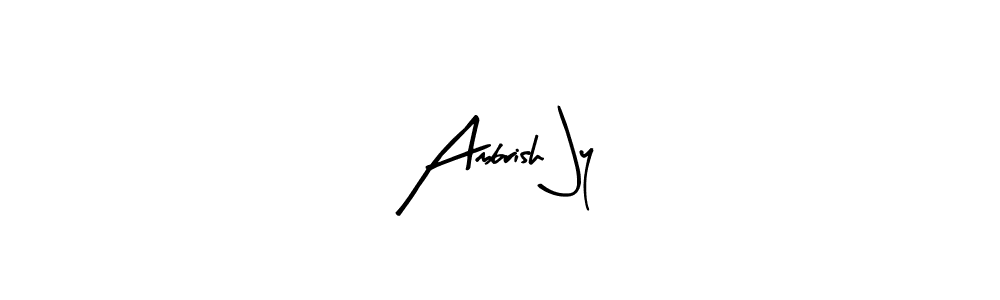 Create a beautiful signature design for name Ambrish Jy. With this signature (Arty Signature) fonts, you can make a handwritten signature for free. Ambrish Jy signature style 8 images and pictures png