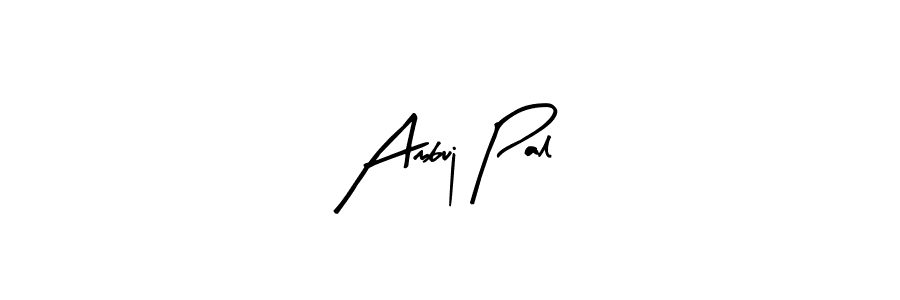 How to make Ambuj Pal name signature. Use Arty Signature style for creating short signs online. This is the latest handwritten sign. Ambuj Pal signature style 8 images and pictures png