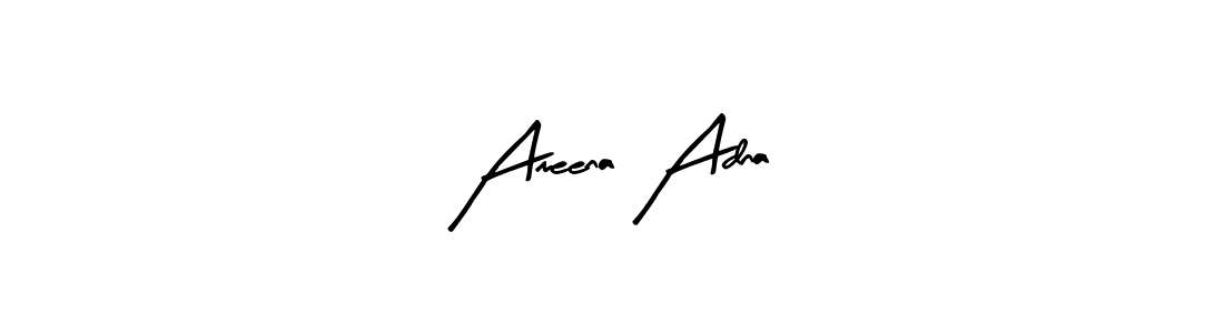 Also we have Ameena Adna name is the best signature style. Create professional handwritten signature collection using Arty Signature autograph style. Ameena Adna signature style 8 images and pictures png