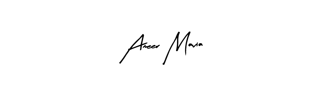 Make a beautiful signature design for name Ameer Mavia. With this signature (Arty Signature) style, you can create a handwritten signature for free. Ameer Mavia signature style 8 images and pictures png