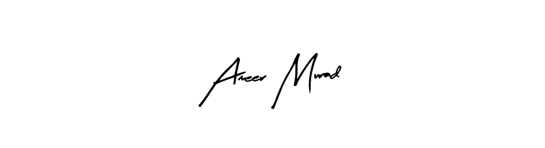 Design your own signature with our free online signature maker. With this signature software, you can create a handwritten (Arty Signature) signature for name Ameer Murad. Ameer Murad signature style 8 images and pictures png