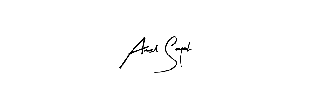 Also we have Amel Sayah name is the best signature style. Create professional handwritten signature collection using Arty Signature autograph style. Amel Sayah signature style 8 images and pictures png