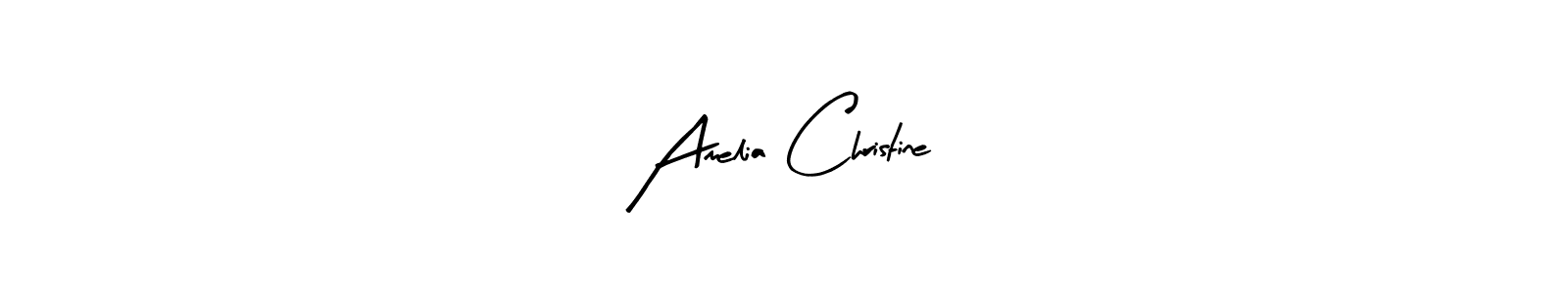 The best way (Arty Signature) to make a short signature is to pick only two or three words in your name. The name Amelia Christine include a total of six letters. For converting this name. Amelia Christine signature style 8 images and pictures png