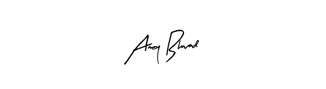 Arty Signature is a professional signature style that is perfect for those who want to add a touch of class to their signature. It is also a great choice for those who want to make their signature more unique. Get Amey Bhuvad name to fancy signature for free. Amey Bhuvad signature style 8 images and pictures png