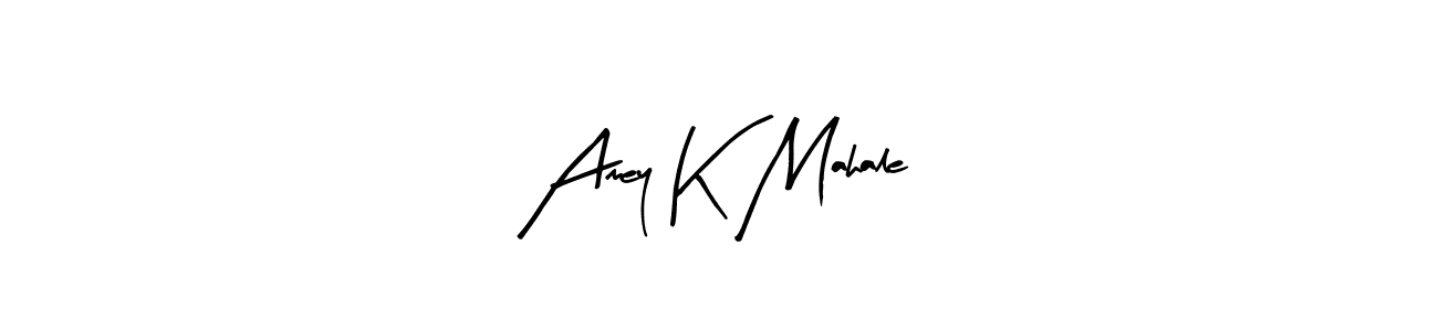 Design your own signature with our free online signature maker. With this signature software, you can create a handwritten (Arty Signature) signature for name Amey K Mahale. Amey K Mahale signature style 8 images and pictures png