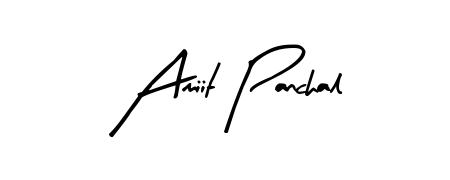 Enhance your business communications with Amiit Panchal signature in Arty Signature lettering. Clean, modern, and universally compatible. Amiit Panchal signature style 8 images and pictures png