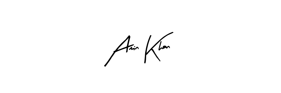 You should practise on your own different ways (Arty Signature) to write your name (Amin Khan) in signature. don't let someone else do it for you. Amin Khan signature style 8 images and pictures png