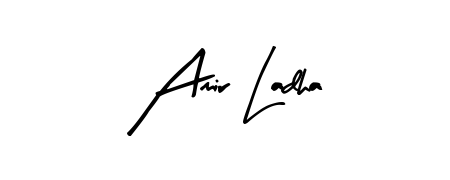 Create an unforgettable impression when signing with Amir Ladha name styled in Arty Signature typography. 100% free online generator. Amir Ladha signature style 8 images and pictures png