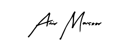 Download transparent PNG signature for name Amir Mansoor styled with Arty Signature font. Ready to paste directly into PDF and Word agreements. Amir Mansoor signature style 8 images and pictures png