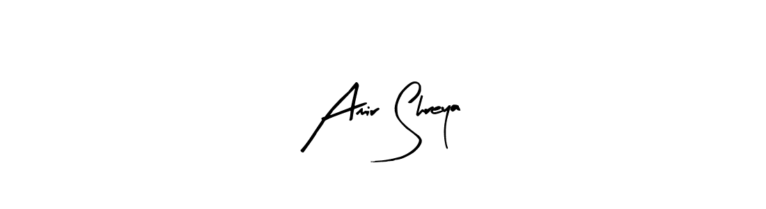 Make a beautiful signature design for name Amir Shreya. Use this online signature maker to create a handwritten signature for free. Amir Shreya signature style 8 images and pictures png