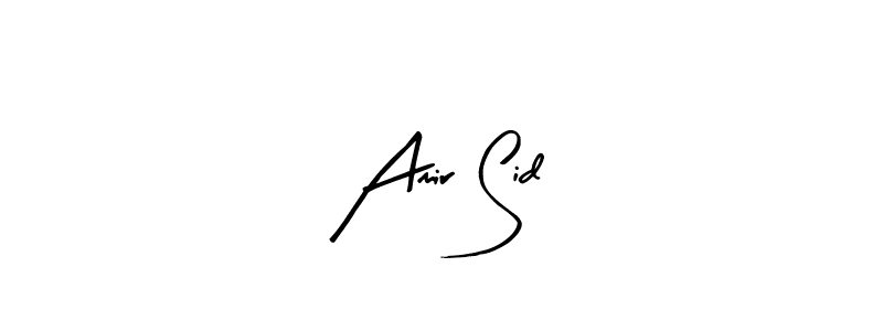 Here are the top 10 professional signature styles for the name Amir Sid. These are the best autograph styles you can use for your name. Amir Sid signature style 8 images and pictures png