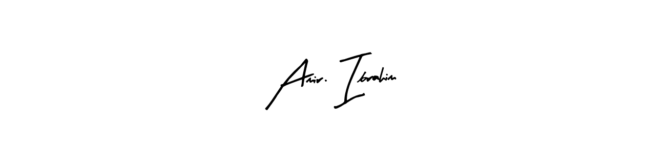 Also we have Amir. Ibrahim name is the best signature style. Create professional handwritten signature collection using Arty Signature autograph style. Amir. Ibrahim signature style 8 images and pictures png