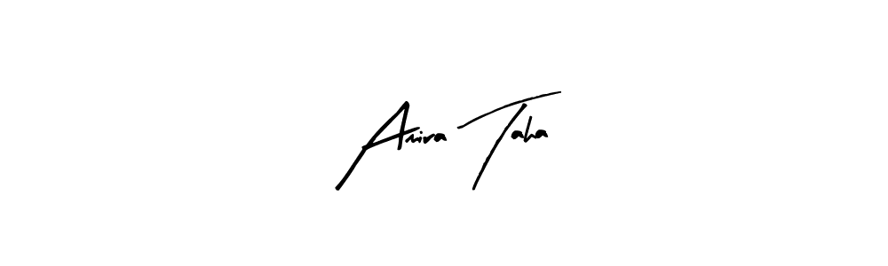Design your own signature with our free online signature maker. With this signature software, you can create a handwritten (Arty Signature) signature for name Amira Taha. Amira Taha signature style 8 images and pictures png