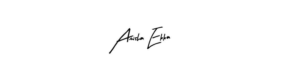 It looks lik you need a new signature style for name Amisha Ekka. Design unique handwritten (Arty Signature) signature with our free signature maker in just a few clicks. Amisha Ekka signature style 8 images and pictures png