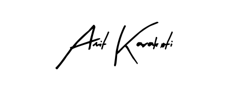 Designed for modern professionals: Amit Karakoti name signature crafted with Arty Signature script. Ready for digital PDF workflows. Amit Karakoti signature style 8 images and pictures png