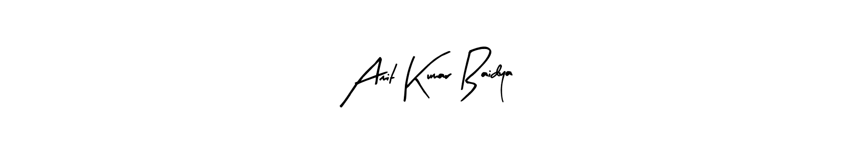 Design your own signature with our free online signature maker. With this signature software, you can create a handwritten (Arty Signature) signature for name Amit Kumar Baidya. Amit Kumar Baidya signature style 8 images and pictures png
