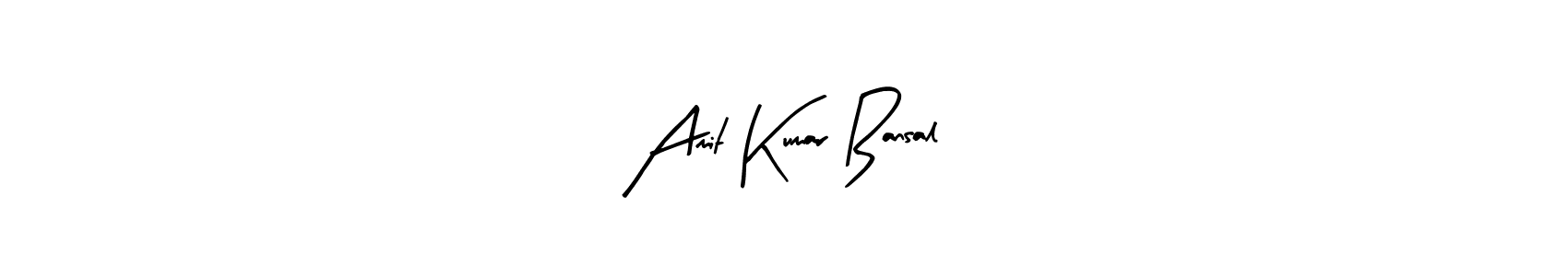 Make a beautiful signature design for name Amit Kumar Bansal. With this signature (Arty Signature) style, you can create a handwritten signature for free. Amit Kumar Bansal signature style 8 images and pictures png