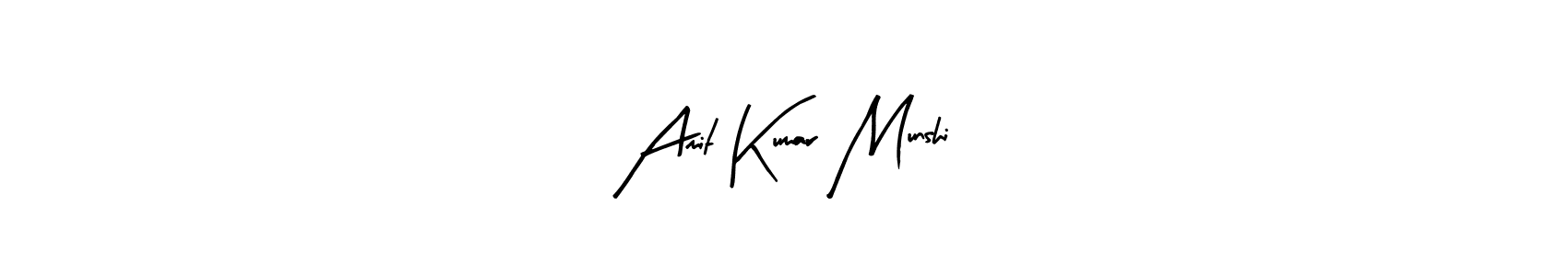 You should practise on your own different ways (Arty Signature) to write your name (Amit Kumar Munshi) in signature. don't let someone else do it for you. Amit Kumar Munshi signature style 8 images and pictures png