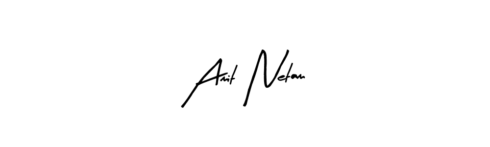 How to make Amit Netam name signature. Use Arty Signature style for creating short signs online. This is the latest handwritten sign. Amit Netam signature style 8 images and pictures png