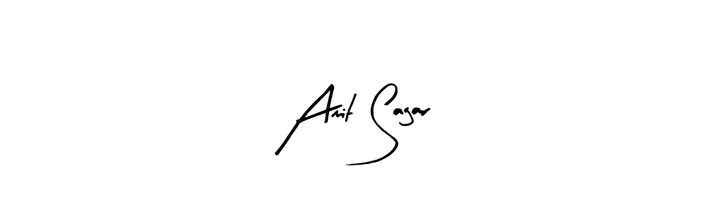 How to make Amit Sagar name signature. Use Arty Signature style for creating short signs online. This is the latest handwritten sign. Amit Sagar signature style 8 images and pictures png