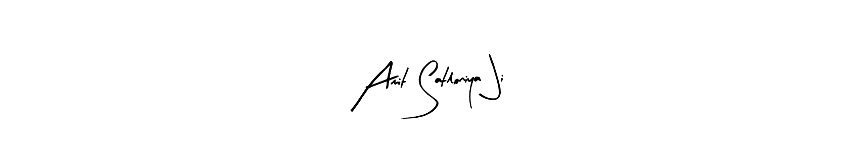 Also we have Amit Satloniya Ji name is the best signature style. Create professional handwritten signature collection using Arty Signature autograph style. Amit Satloniya Ji signature style 8 images and pictures png