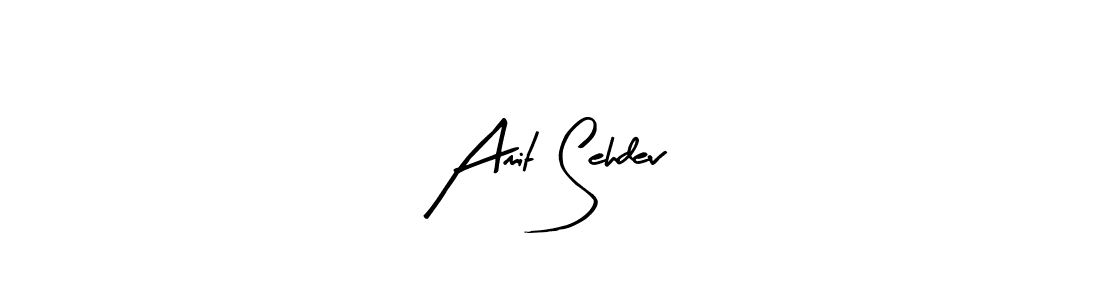 Use a signature maker to create a handwritten signature online. With this signature software, you can design (Arty Signature) your own signature for name Amit Sehdev. Amit Sehdev signature style 8 images and pictures png