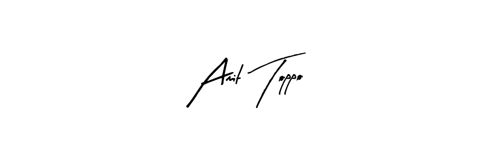 Design your own signature with our free online signature maker. With this signature software, you can create a handwritten (Arty Signature) signature for name Amit Toppo. Amit Toppo signature style 8 images and pictures png