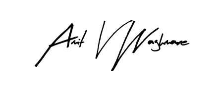 A dynamic signature style for Amit V Waghmare using Arty Signature script. Designed to look authentic, handwritten, and professional. Amit V Waghmare signature style 8 images and pictures png